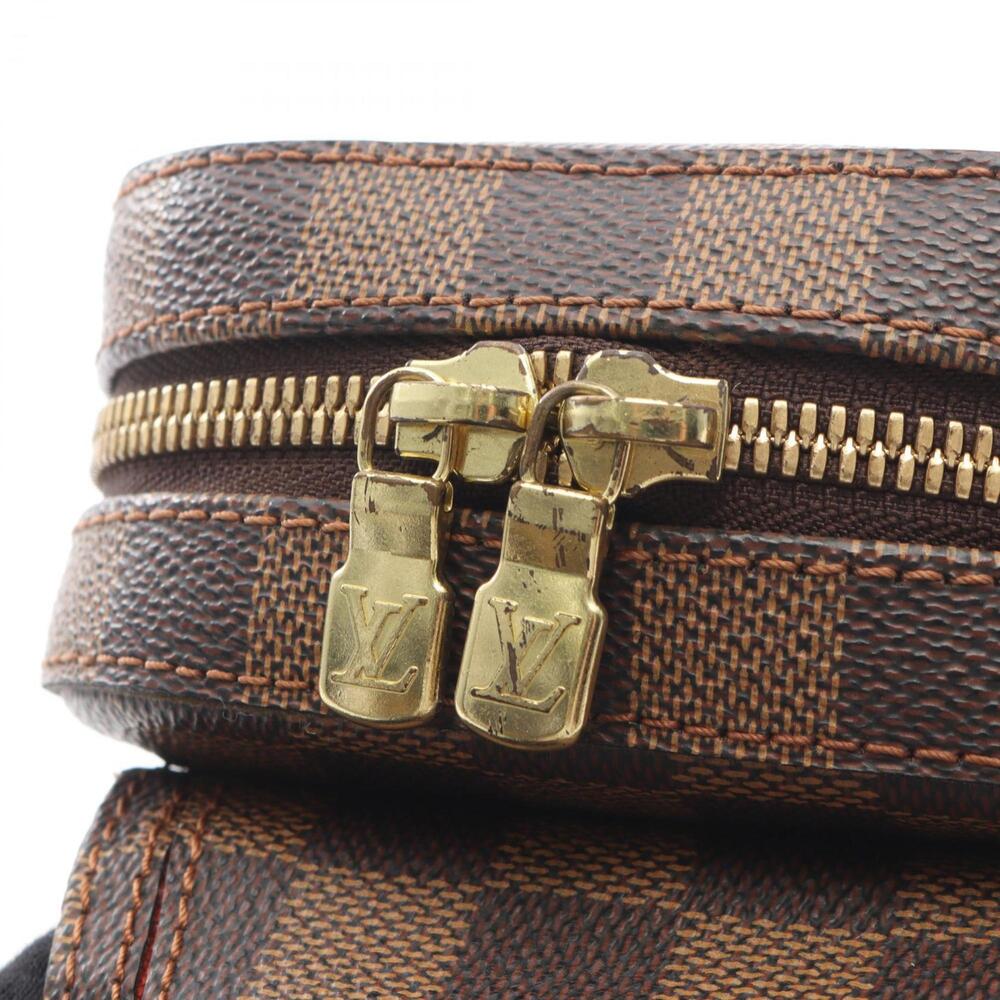 LOUIS VUITTON Authentic Brown Damier Leather Fanny Pack - Picture 6 of 8